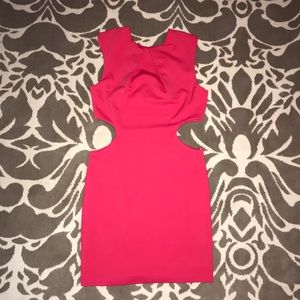 Pink ASOS Dress with cut-outs